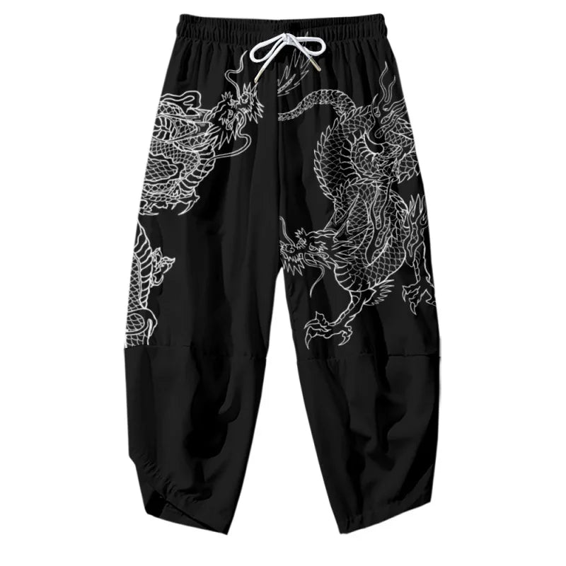 Red Lion Dance Graphic Casual Joggers